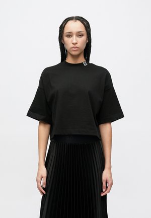 DAMELODY - Lihtne T-särk - black