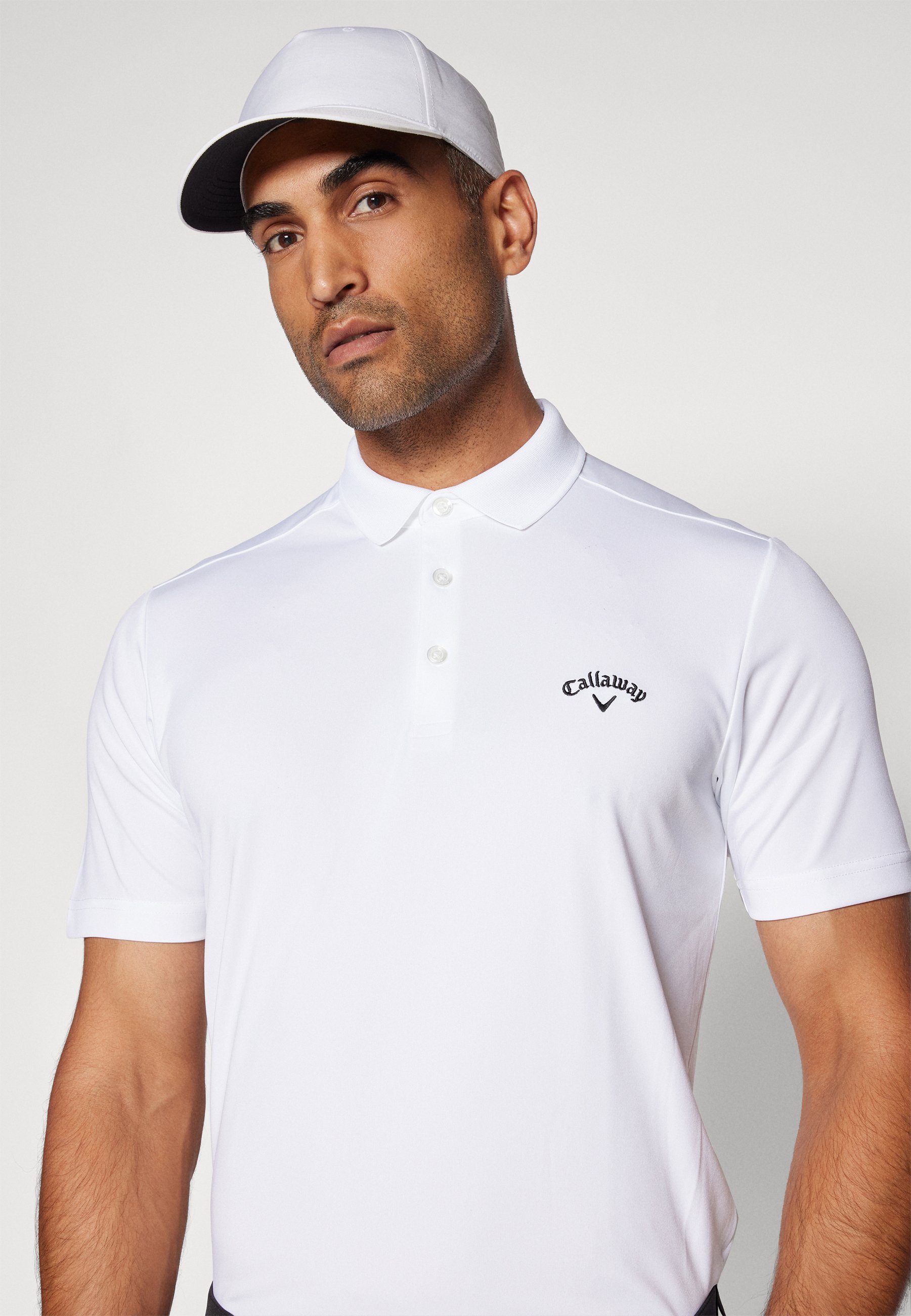 Callaway + CLUBHAUS S/S Polo ホワイト　白 M Callaway TOURNAMENT - Polo shirt - white - Zalando.co.uk