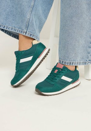 Yours Clothing, WIDE FIT TRAINERS - Matalavartiset tennarit - teal