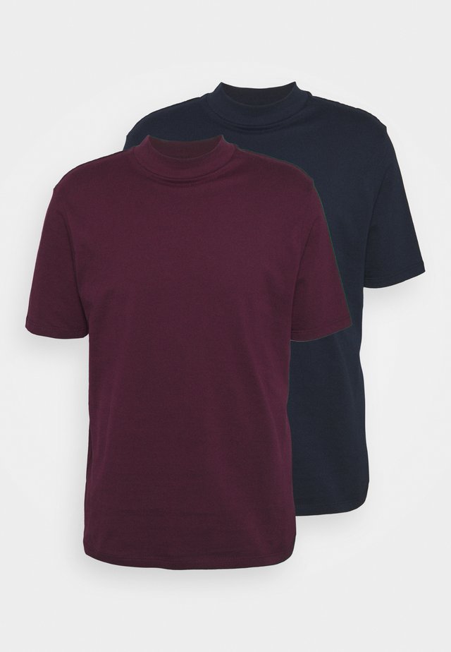 TURTLE 2 PACK - T-shirt basic - navy