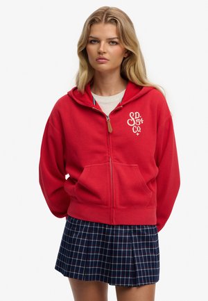 HERITAGE HAMPTONS - Sweatjakke - varsity red