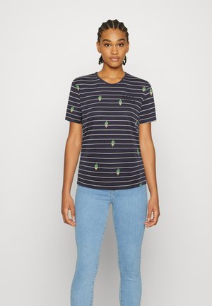 ONLKITA PLANT BOX - Print T-shirt - night sky/pumice stone