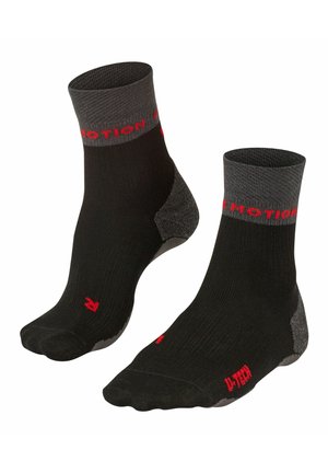 FALKE, RU True Motion Nevos Running with u-tech cushioning - Sportsocken - black