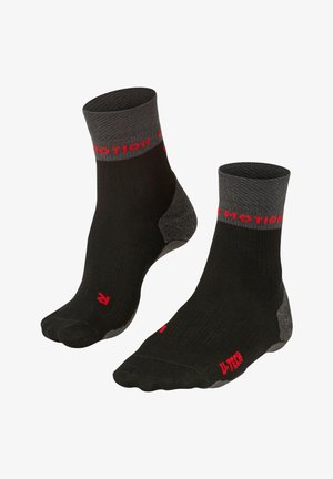 FALKE, RU True Motion Nevos Running with u-tech cushioning - Sportsocken - black
