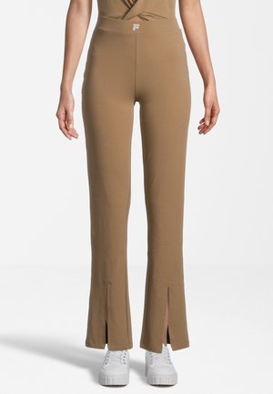 Fila COMINES HIGH WAIST  - Pantaloni - sepia tint