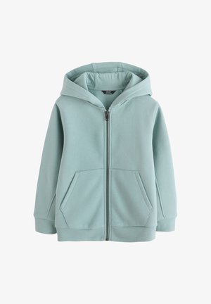 Next, HOODIE - REGULAR FIT - Zip-up sweatshirt - mineral green