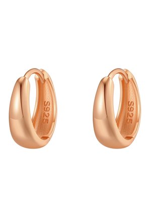 MEDIUM DOME HOOP - Orecchini - rose gold-coloured