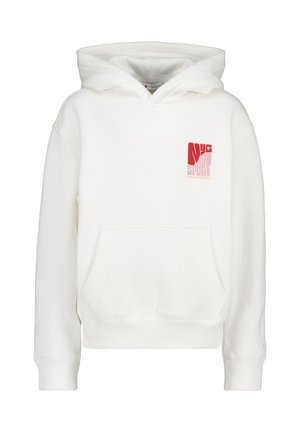 Felpa con cappuccio - off white