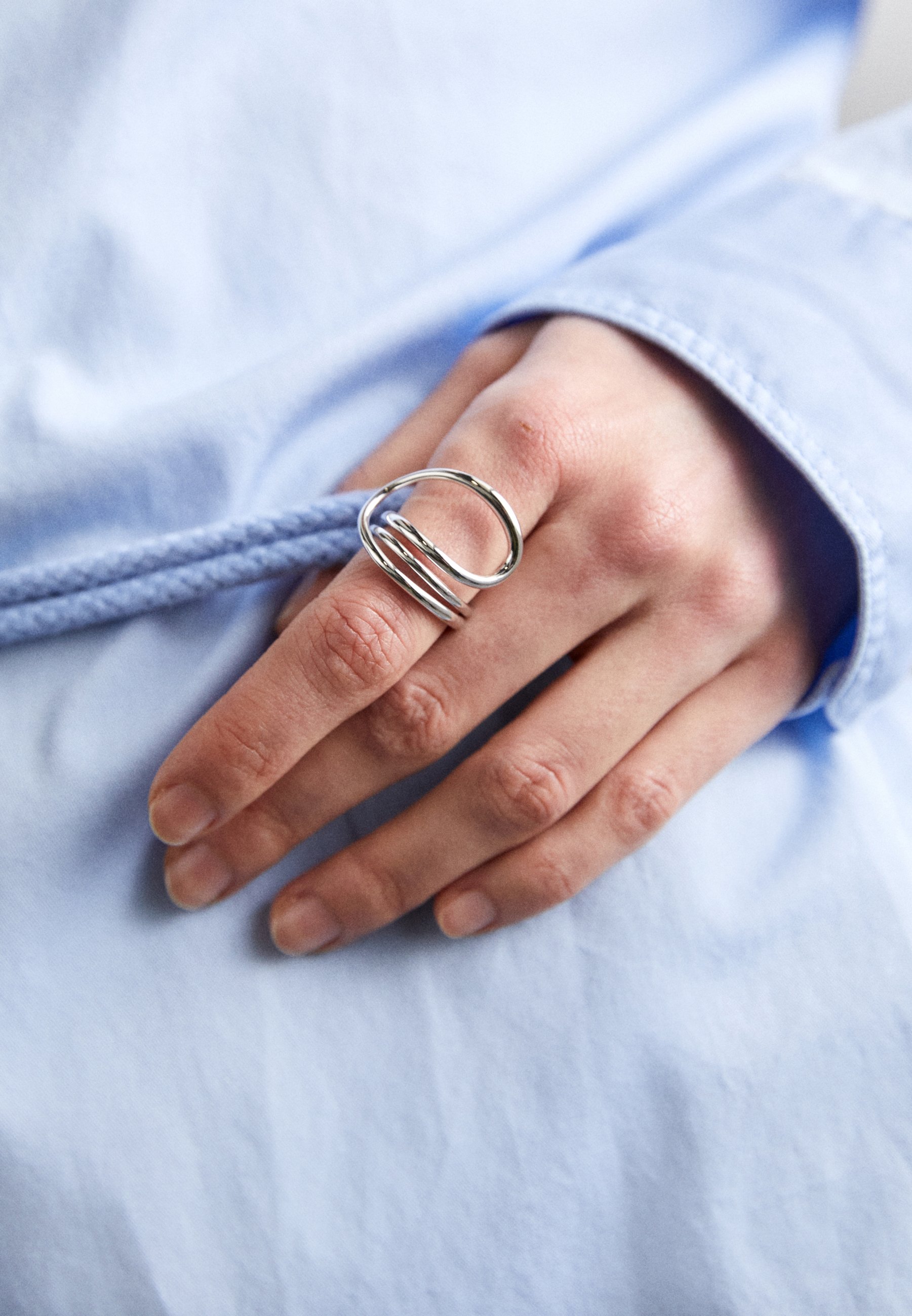 Charlotte Chesnais BAGUE PETIT ROUND TRIP - Ring - silver-coloured 
