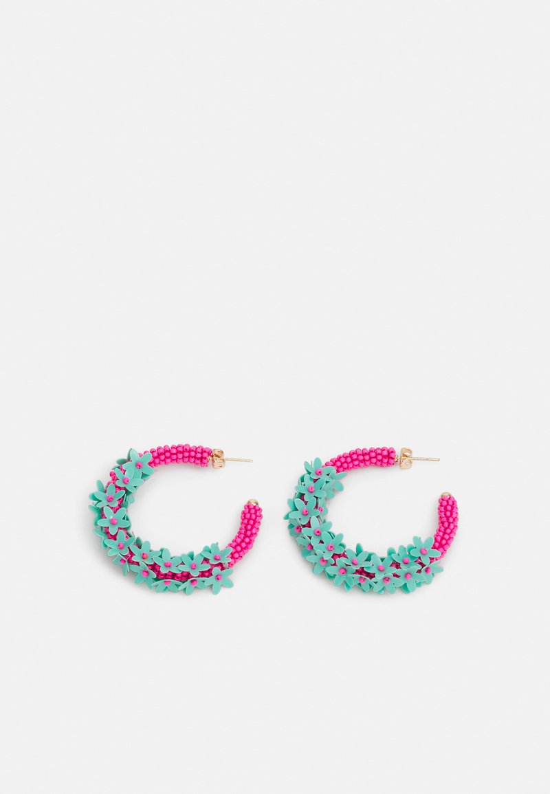 Pieces PCOLIKKA HOOP EARRINGS Ohrringe knockout pink/pink Zalando.ch
