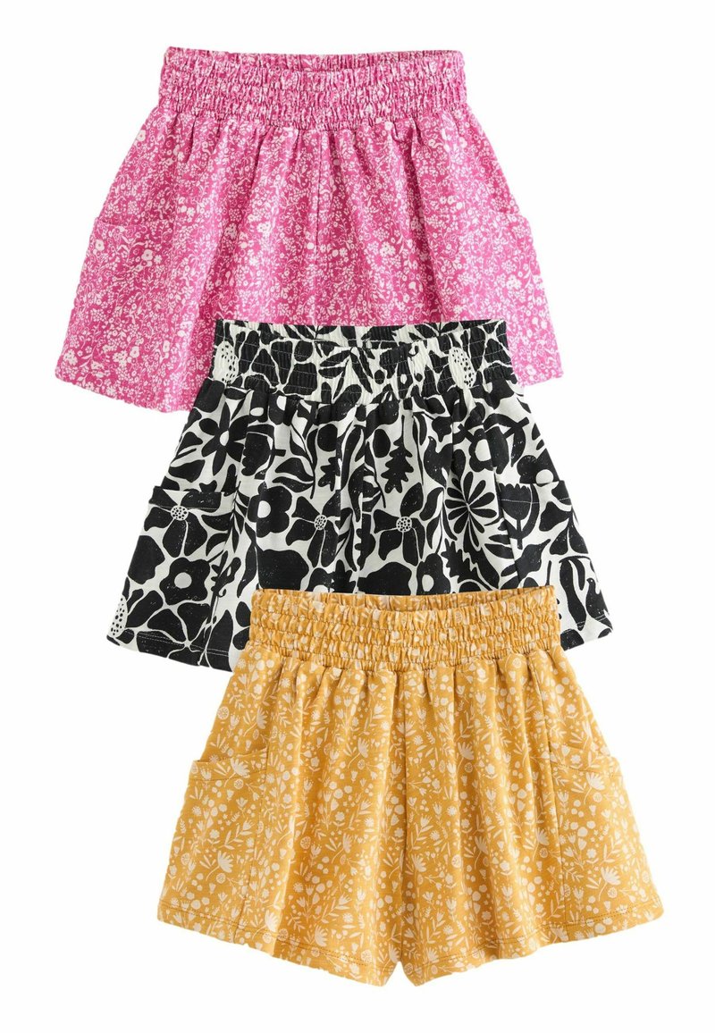 Next 3 PACK  - REGULAR FIT - Shorts - monochrome ochre pink