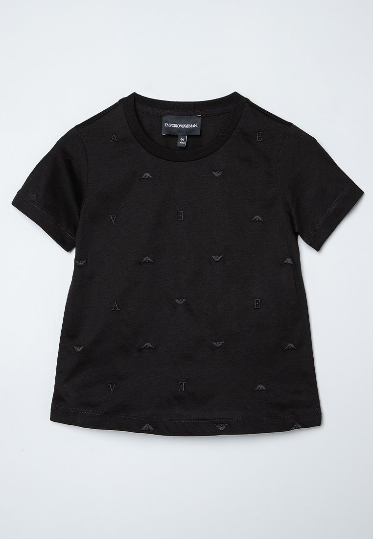 Emporio Armani T-shirt basic antraciet gemêleerd Emporio Armani T-shirt basic antraciet gemêleerd