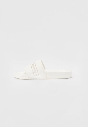 HARPER STK MET - Slippers - white/rose gold