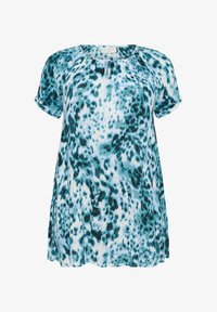 Sélectionné, teal leopard print