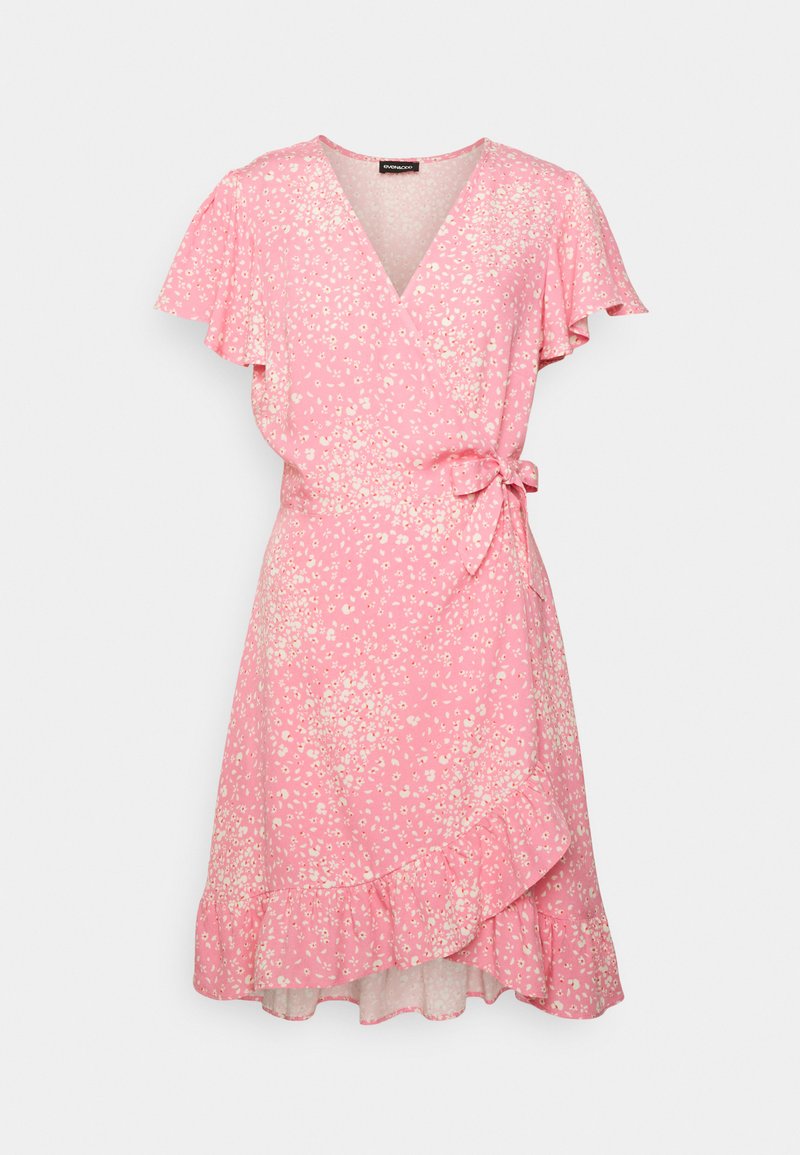 Even&Odd Day dress - pink/white/pink - Zalando.de