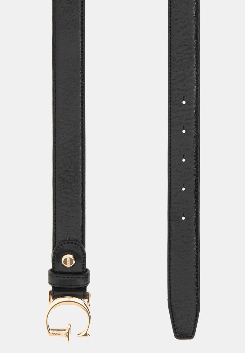 Ceinture Réversible GUESS Femme - Simili Cuir Noir, Logo, Modèle BW9269P5330