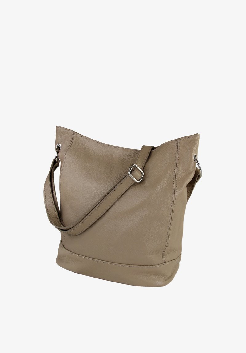 DrachenLeder SHOPPER - Cabas - taupe beige