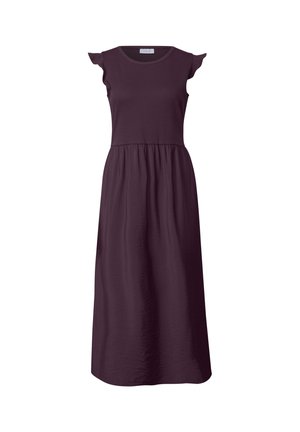 Street One Studio, MIDIKLEID IM STRUKTURMIX MIT RUNDHALS - Vestido ligero - very berry