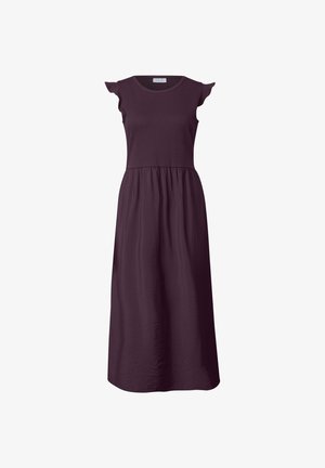 Street One Studio, MIDIKLEID IM STRUKTURMIX MIT RUNDHALS - Vestido ligero - very berry