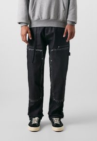 Don't Waste Culture KAJAL UNISEX - Calças de ganga folgadas - raw denim dark blue