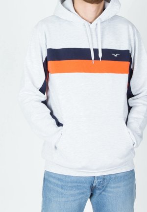 Jersey con capucha - mottled light grey