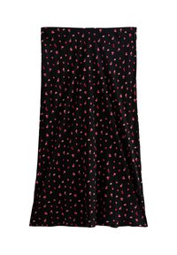CURVES BERRY PRINT JERSEY MIDI - Falda larga - black pattern