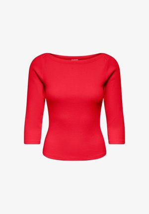 JDY, BLOUSE JDYMALLI BLOUSE - Maglietta a manica lunga - racing red