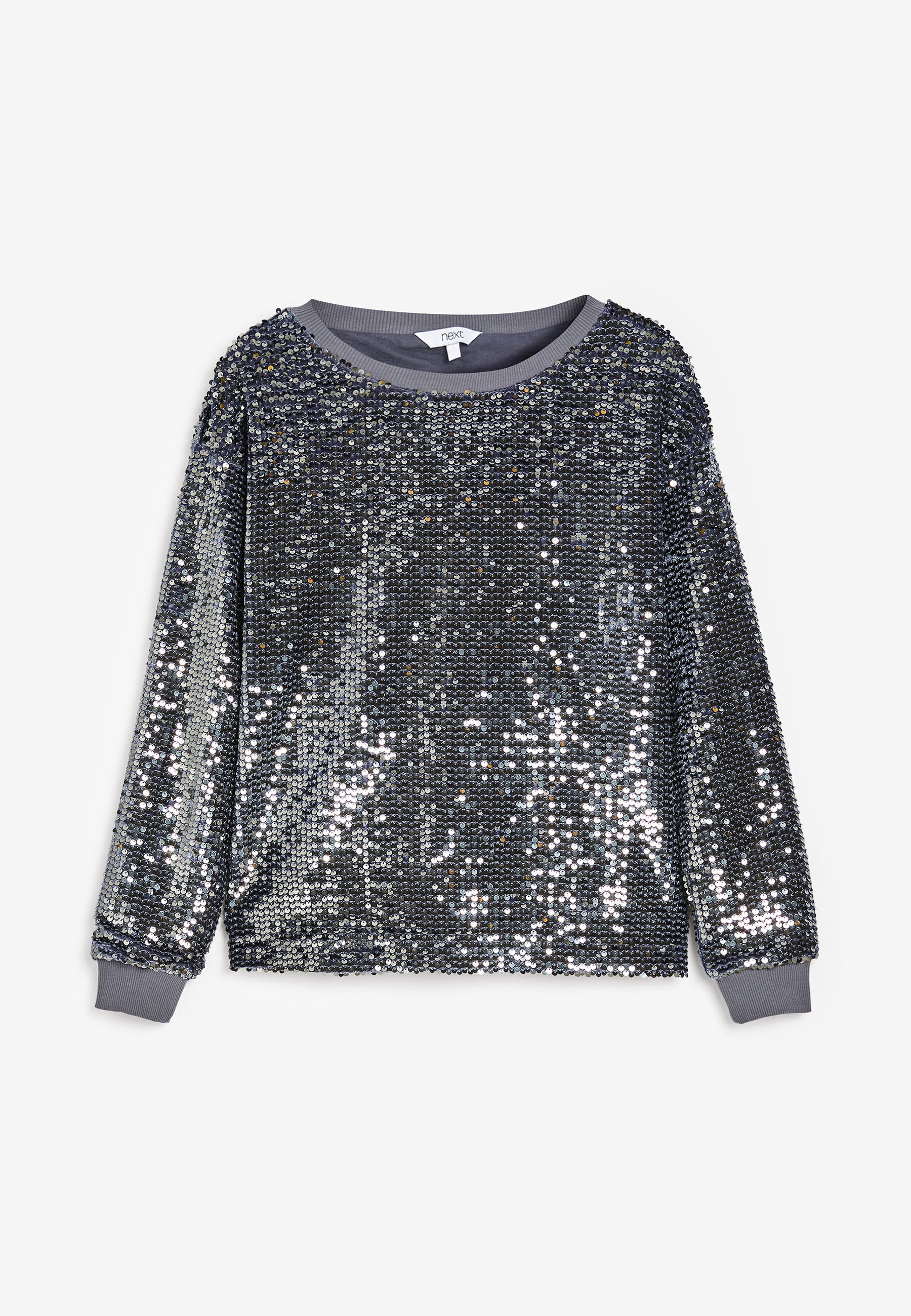 Next SEQUIN - Sweatshirt - silver 