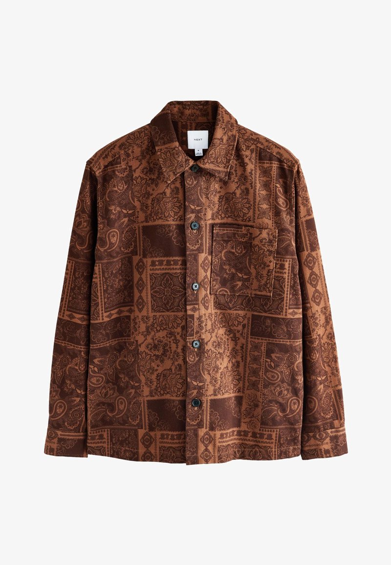 Next REGULAR FIT - BANDANA STYLE SHACKET - Giacca leggera - tan brown/marrone - Zalando.it