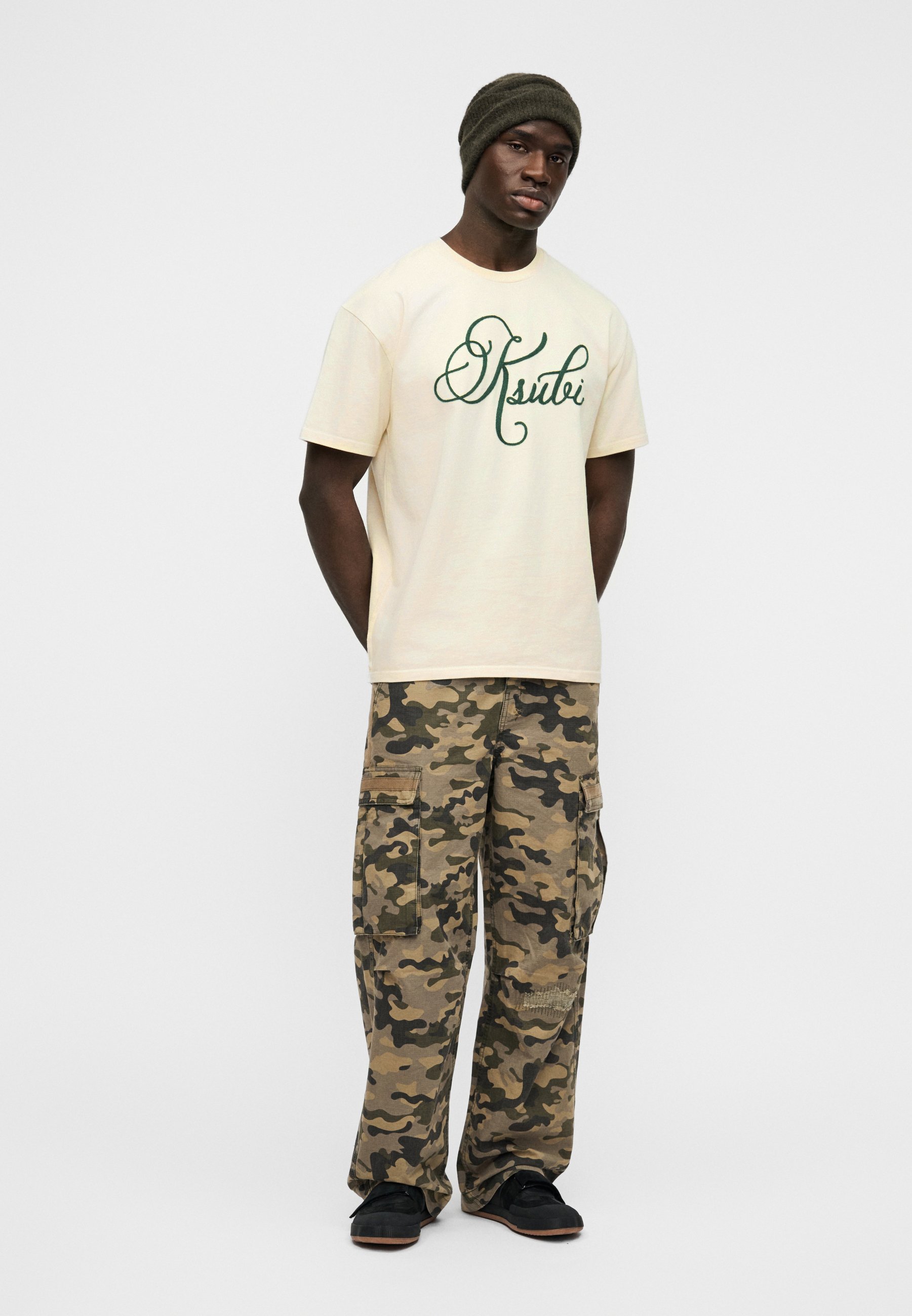 Ksubi PRESTIGE BIGGIE TEE ANTIQUE - Print T-shirt - white - Zalando.ie