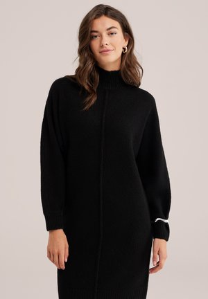 WE Fashion, WE FASHION - Robe pull - black