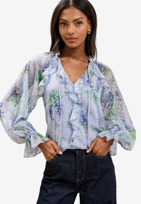 Lipsy - REGULAR FIT RUFFLE - Palaidinė - lilac Miniatiūros vaizdas 1