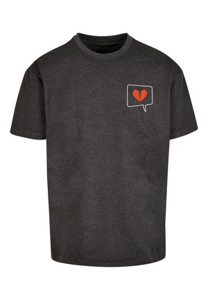 T-Shirt print - charcoal