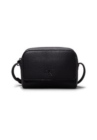 MINIMAL MONOGRAM CAMERA BAG - Mala a tiracolo - black