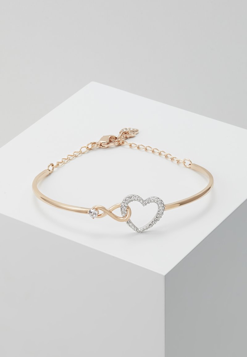 Swarovski - INFINITY BANGLE - Rannekoru - rose gold-coloured, Suurenna