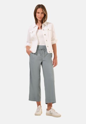 7/8 WIDE LEG - Trousers - grau