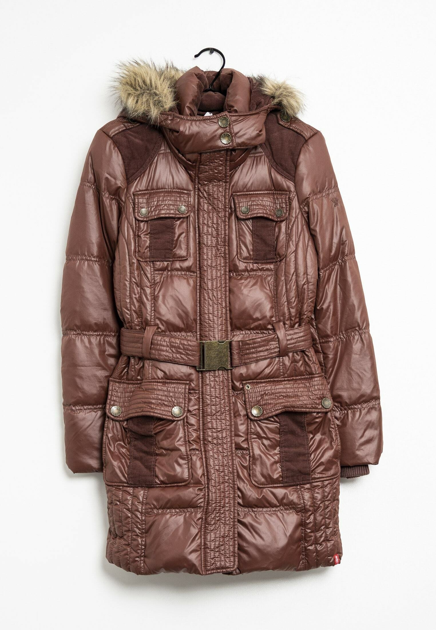 Esprit Daunenjacke Rot Wintermantel Rot Esprit ESPRIT Steppjacke