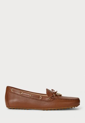 WYLIE NAPPA LEATHER DRIVER - Loaferit/pistokkaat - brown