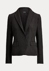 CHALK STRIPE CANVAS BLAZER - Σακάκι - black/tan