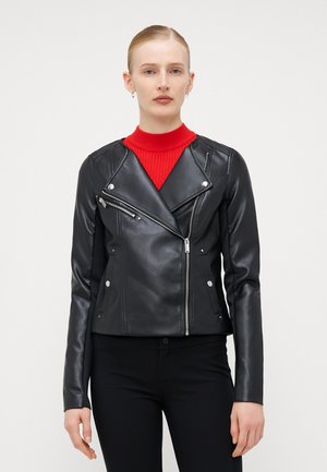VMRILEY RIO JACKET  - Faux leather jacket - black