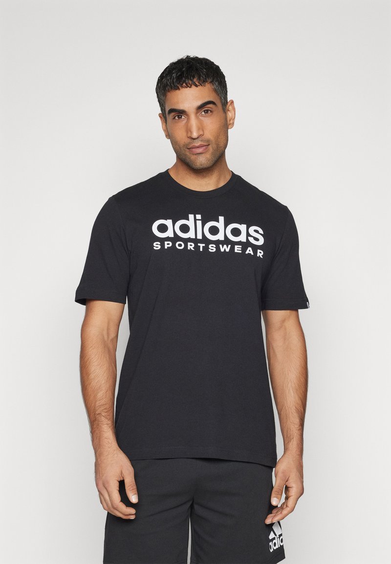 adidas Sportswear - TEE - T-shirt print - black, Vergroten