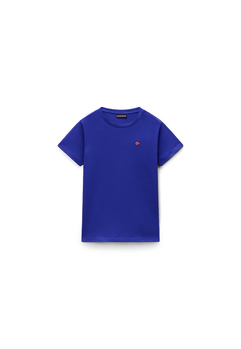 Napapijri T-shirt basic blauw Napapijri T-shirt basic blauw