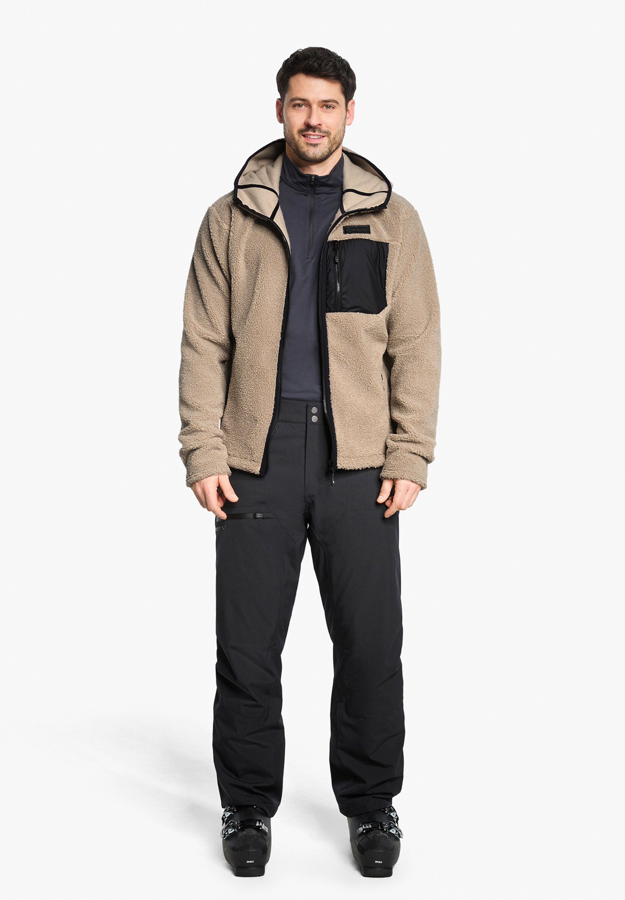 Ziener JUHA-Z - Fleece jacket - sandstone/sand - Zalando Ziener JUHA-Z - Fleece jacket - sandstone/sand - Zalando