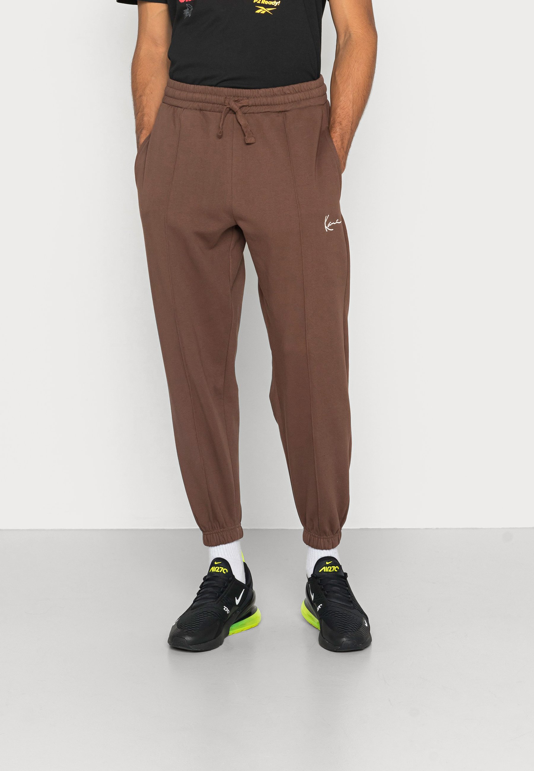 Karl Kani SMALL SIGNATURE - Pantaloni sportivi - brown/marrone - Zalando.it