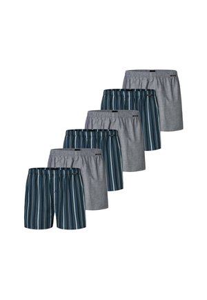 6ER PACK WEB - Boxershorts - dunkelblau   grau