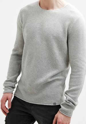 Strickpullover - light grey