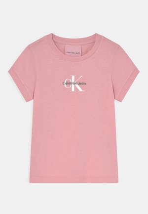 SLIM FIT TEE - Camiseta estampada - light pink