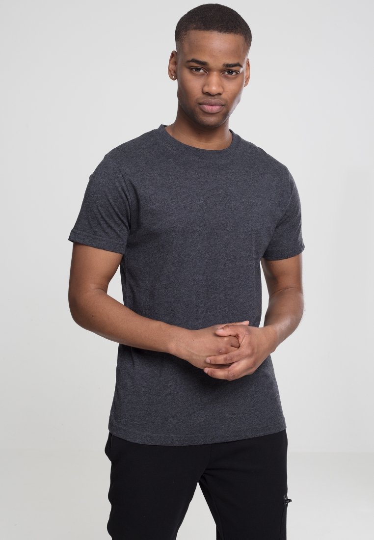 Urban Classics TEE - T-shirts - charcoal