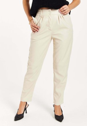 Trousers - cream