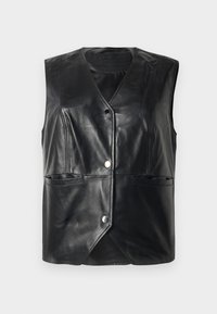 RELAXED WAISTCOAT - Brezrokavnik - black